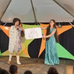 Apresentação de Judite e Isabela de Fernandópolis (SP) no evento em comemoração aos 20 anos da ONG Grupo Ação Solidária de Indiaporã